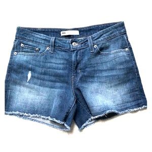 Levi Strauss & Co Distressed Denim Short